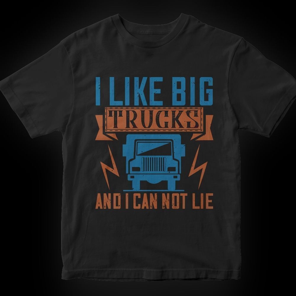 New Funny TruckâDriver Apparel Gear Attire Short Sleeve Casual Work Shirt TShirt